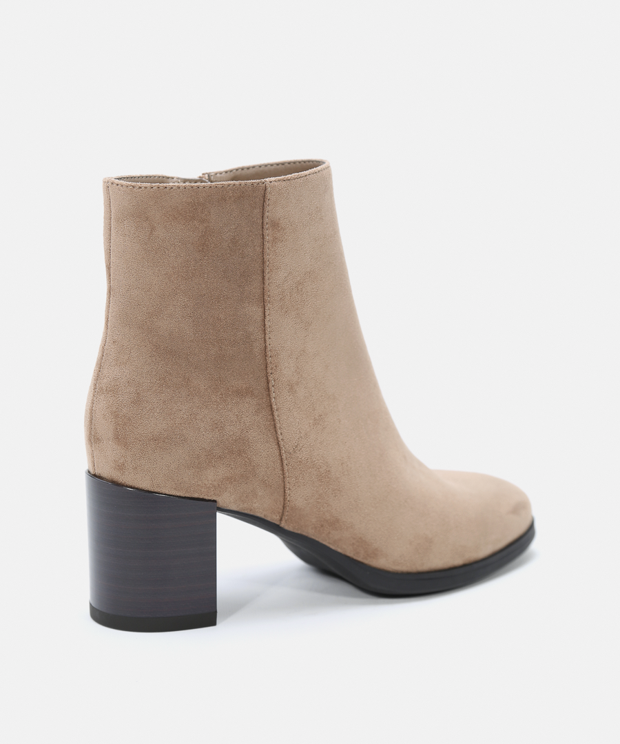 Botines tacón liso image number null